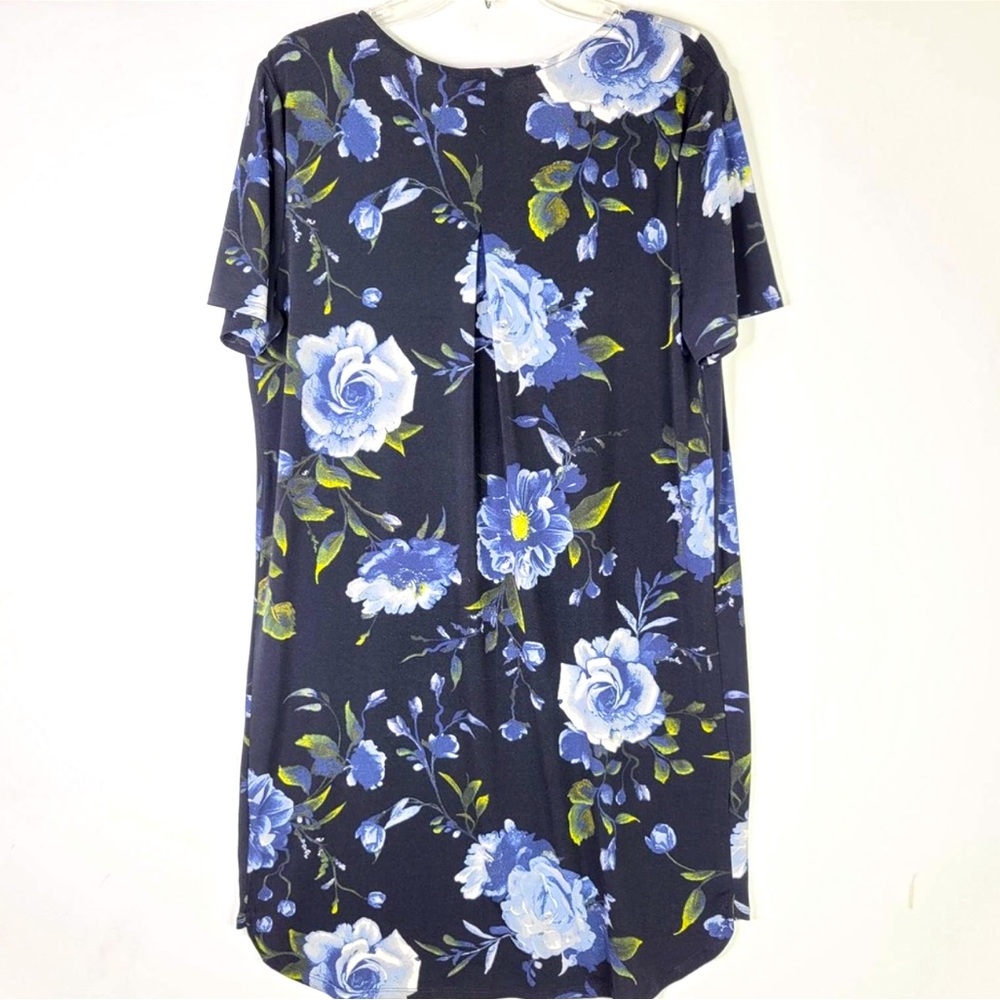 💐   CHRISTIAN SIRIANO NEW YORK FLORAL V NECK SHIFT DRESS - Picture 4 of 4
